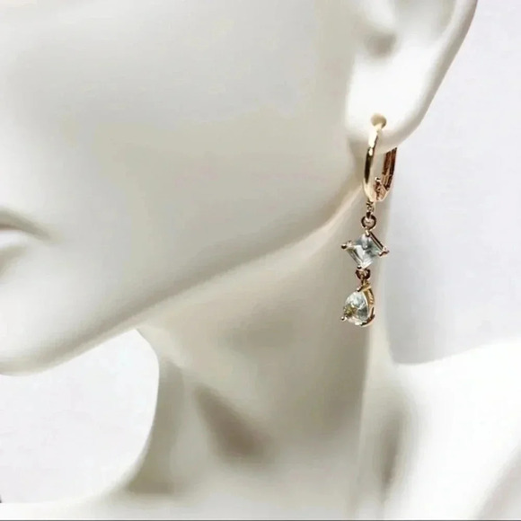 Huggie HOOPS Drop Earrings - Picture 2 of 4